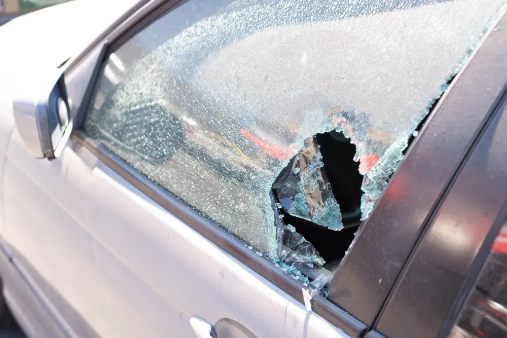 vitre cassée